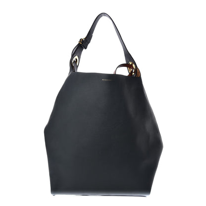 Burberry Calfskin Medium Grommet Detail Tote Dark Emerald 1 of 7