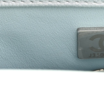 Chanel Iridescent Caviar Quilted Extra Mini Coco Handle Flap Light Blue 7 of 10
