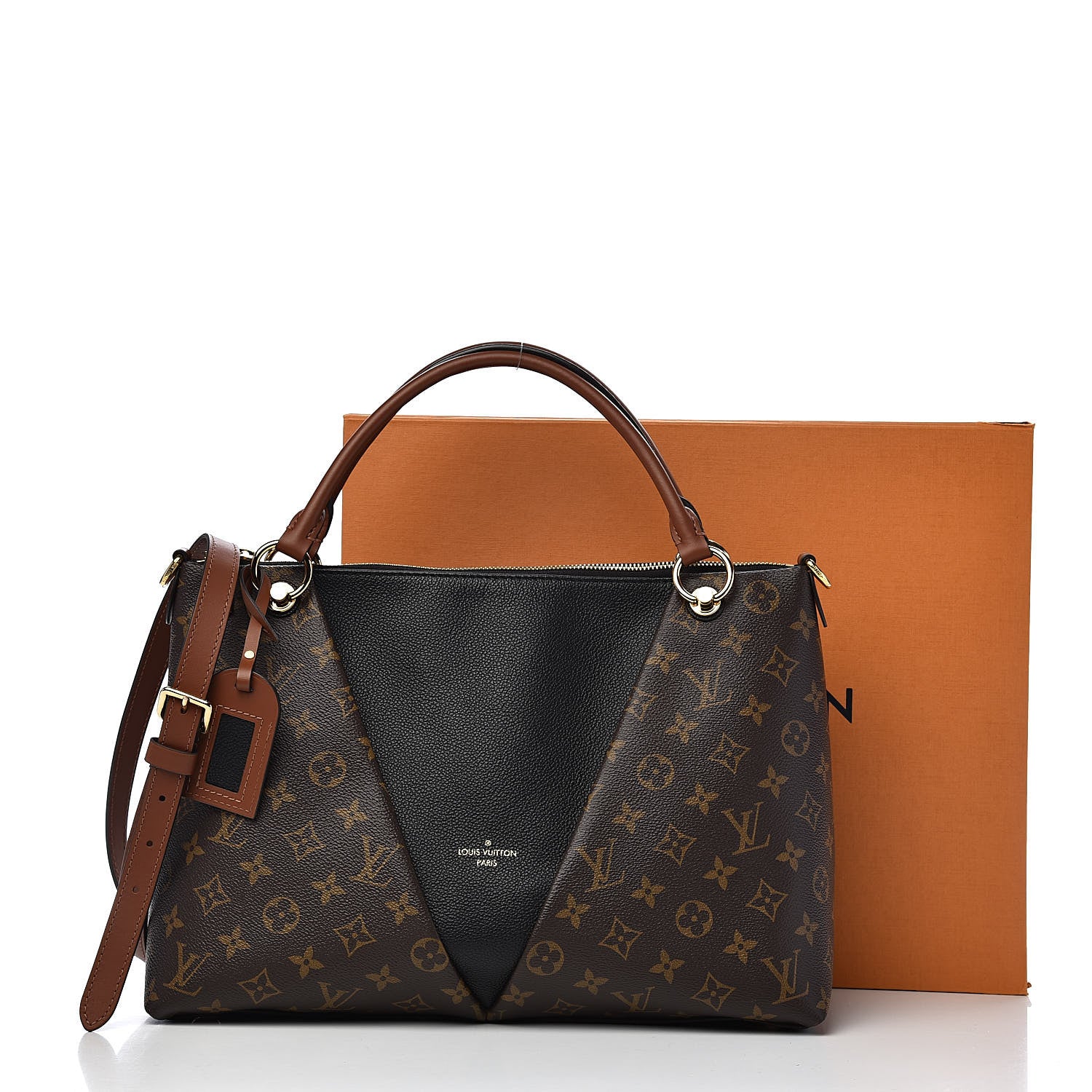 Louis Vuitton Monogram V Tote MM Black 12 of 12