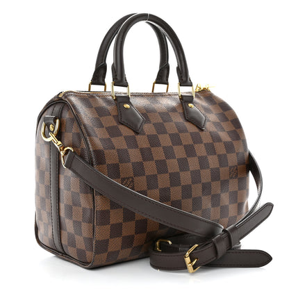 Louis Vuitton Damier Ebene Speedy Bandouliere 25 3 of 10