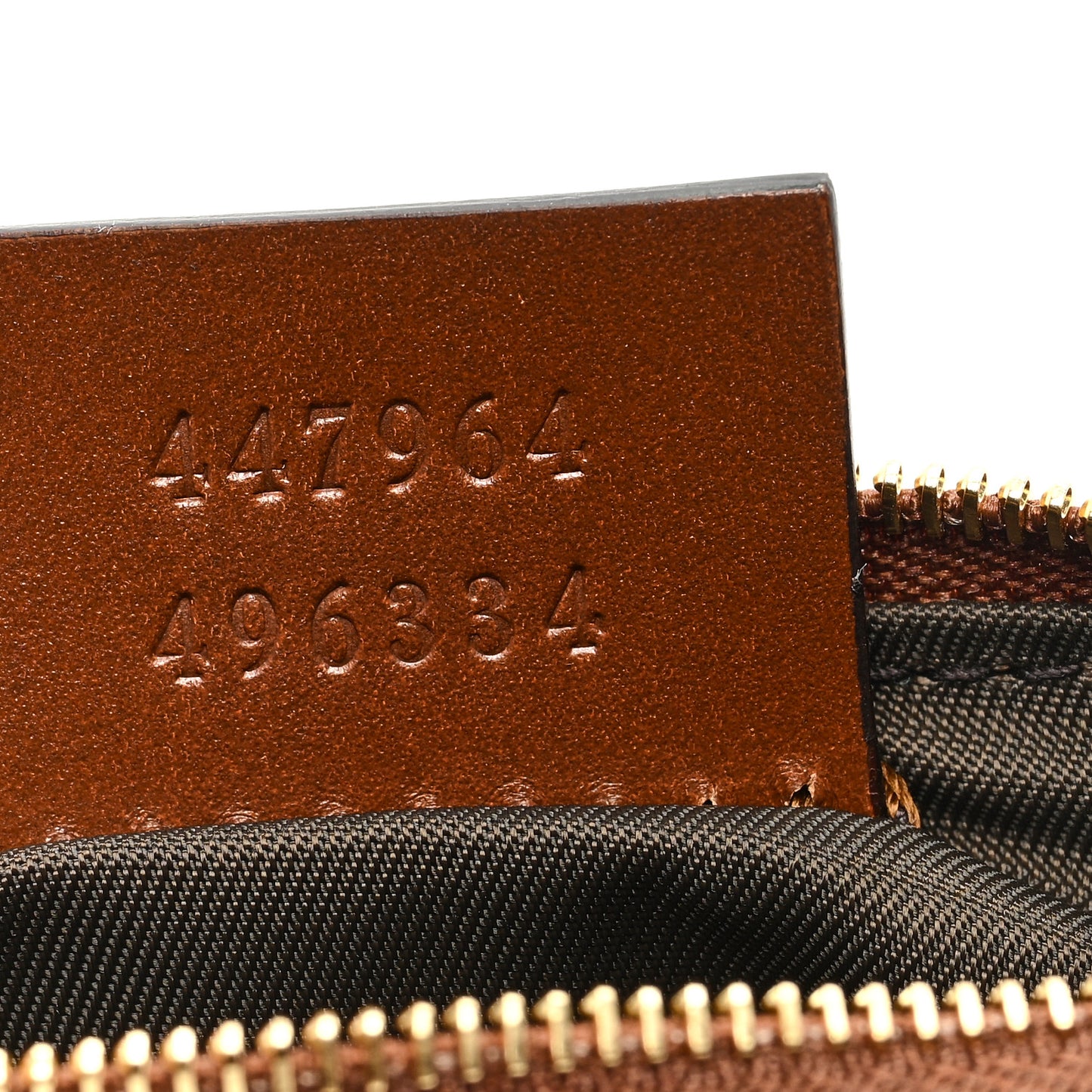 GG Supreme Monogram Key Case Brown