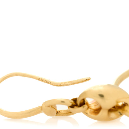Gucci 18K Yellow Gold Marina Hoop Earrings 6 of 6