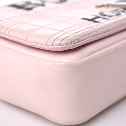 Burberry Patent Quilted Horseferry Print Small Lola Bag Pink 7 of 17