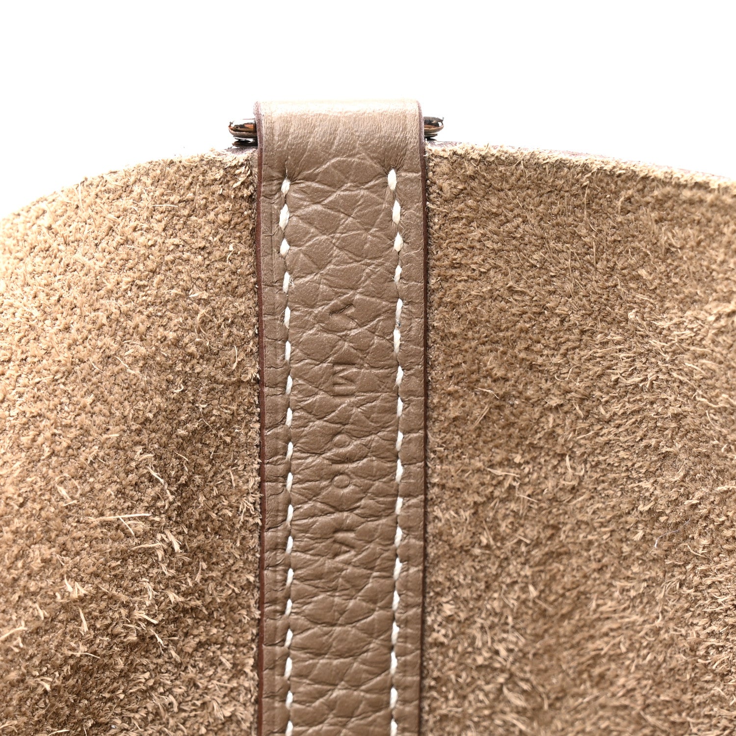 Hermes Taurillon Clemence Picotin Lock 22 MM Etoupe 7 of 11