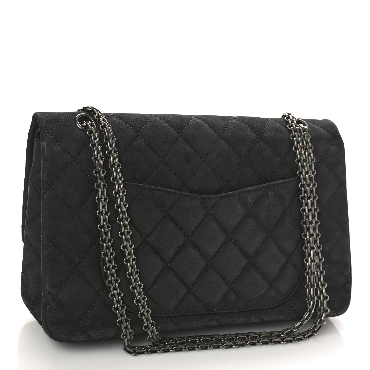 Chanel Iridescent Caviar Quilted 2.55 Reissue 227 Flap Black 2 of 11