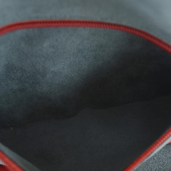 Epi Rouleau Bijoux Jewelry Roll Pouch Red