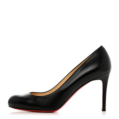 Christian Louboutin Kid Simple 85 Pumps 38 Black 1 of 9