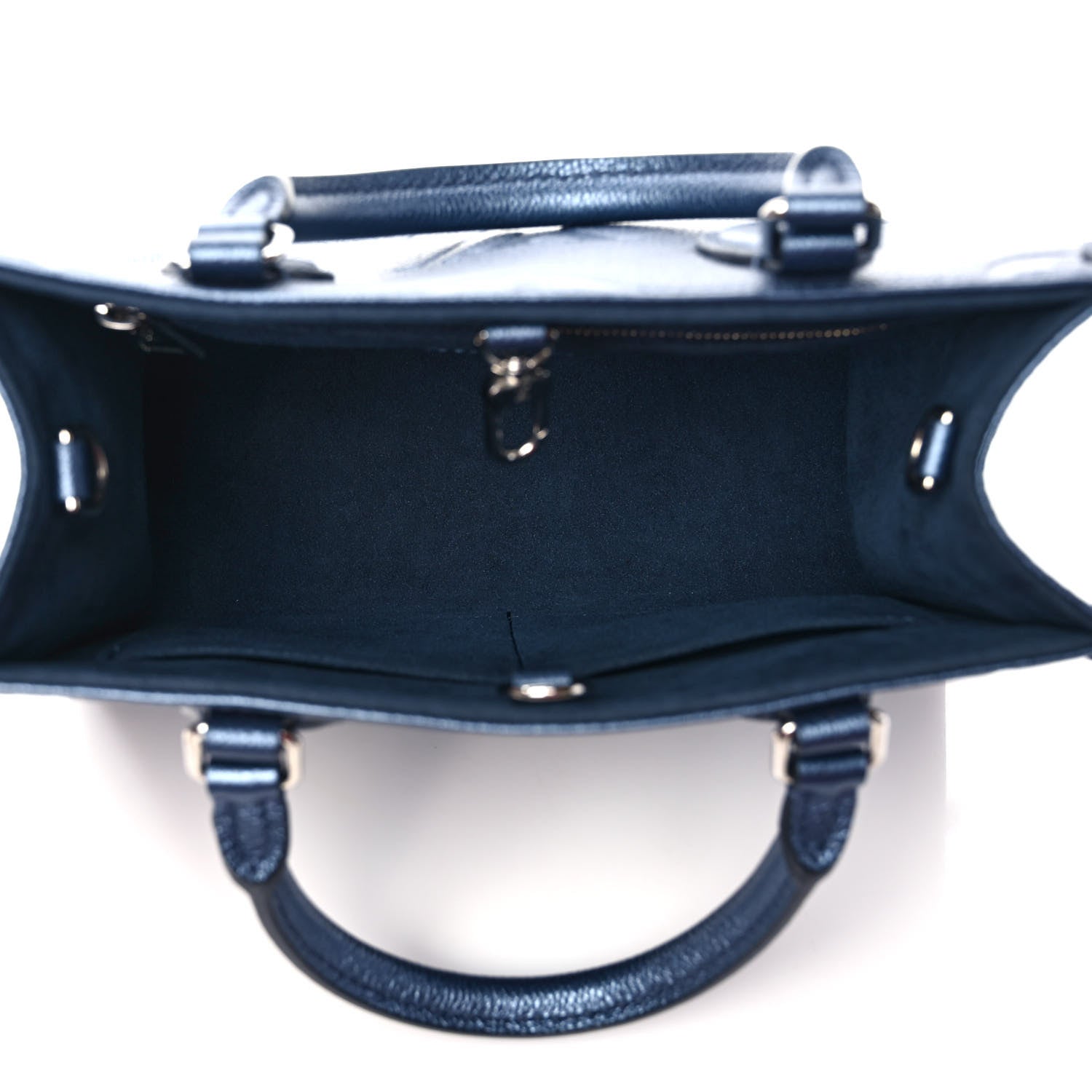 Louis Vuitton Metallic Empreinte Monogram Giant Onthego PM Navy Nacre 5 of 8