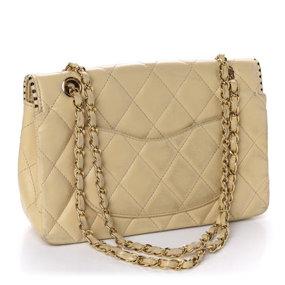 Chanel Lambskin Quilted Small Single Flap Beige 3 of 16