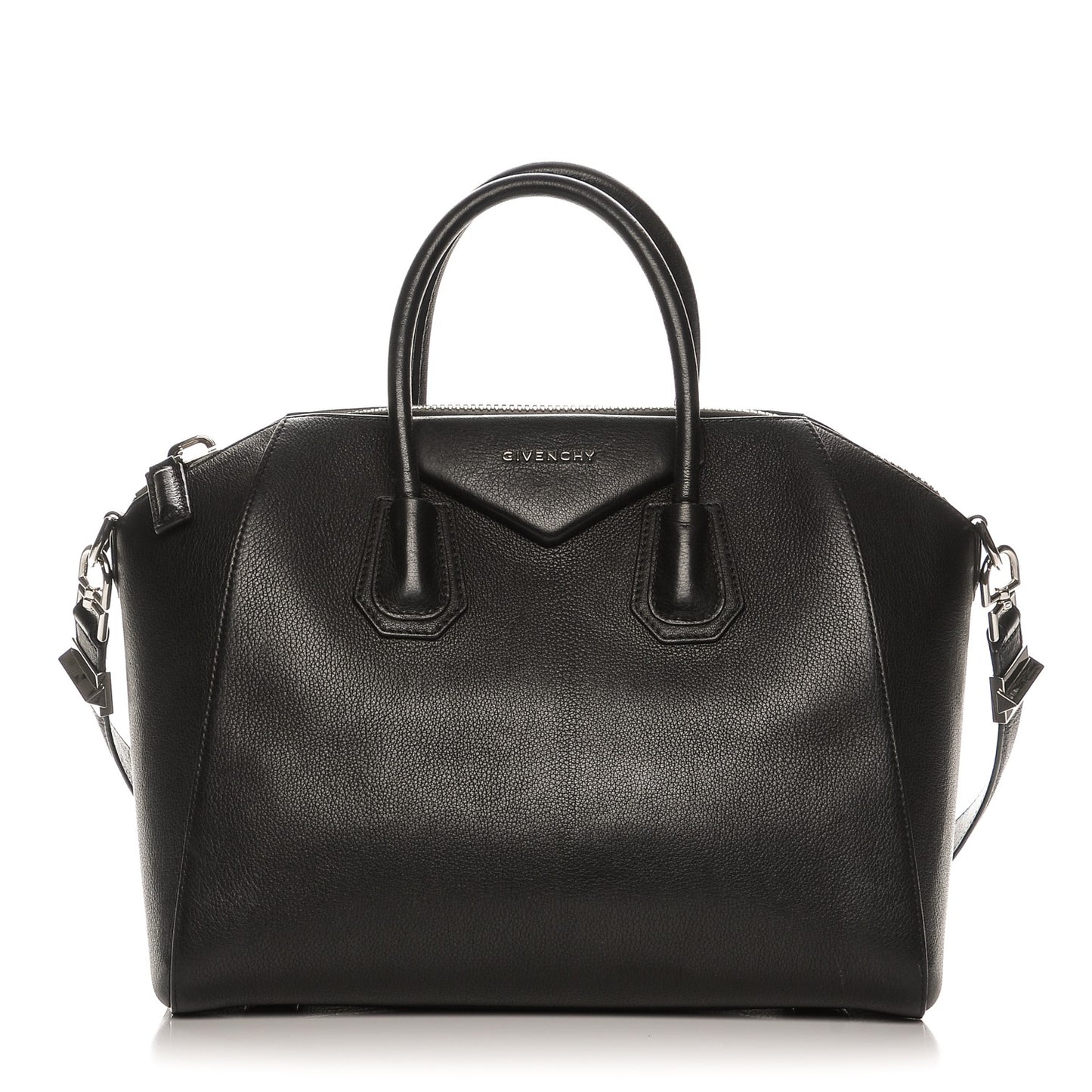Sugar Goatskin Medium Antigona Black