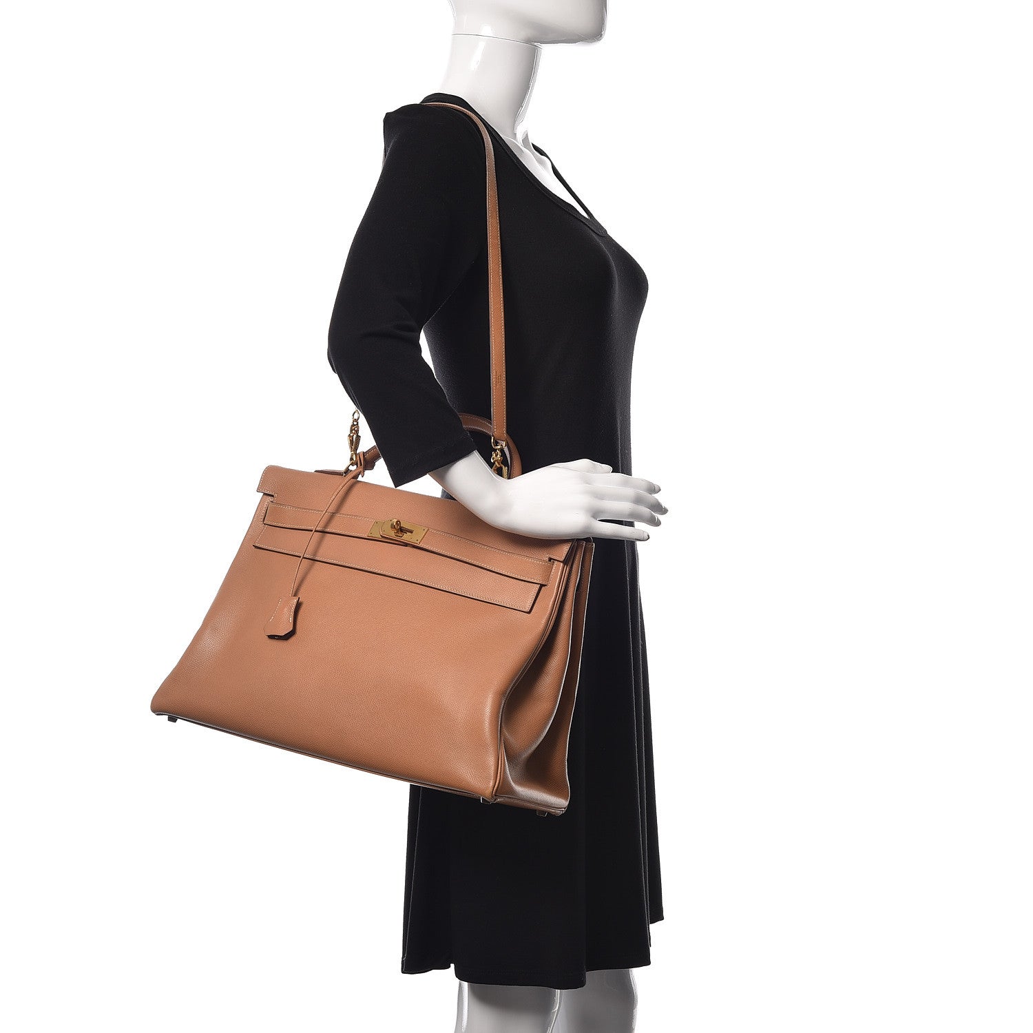 Hermes Courchevel Kelly Retourne 40 Tabac Camel 2 of 18