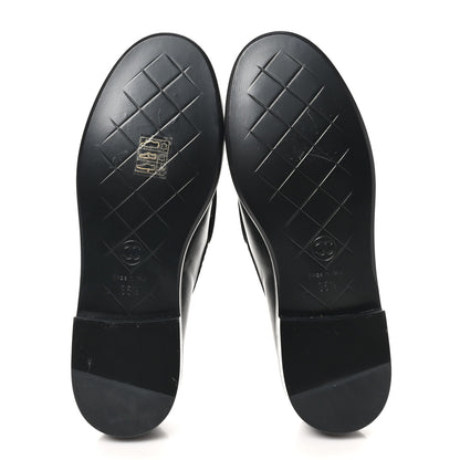Chanel Lambskin Quilted CC Turnlock Loafers 35.5 Black 6 of 10