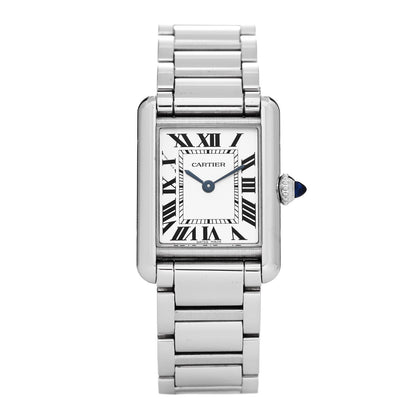 Cartier Stainless Steel 22mm Tank Must Quartz Watch 1 of 5