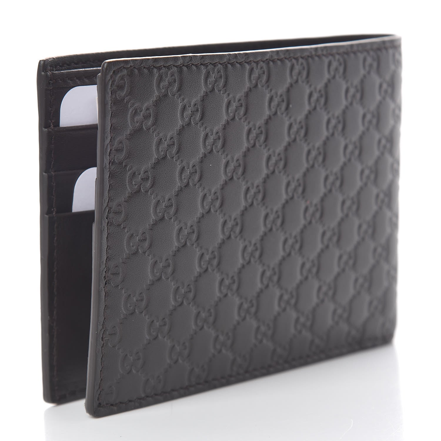 Gucci Microguccissima Bi-Fold Wallet Testa di Moro 3 of 8