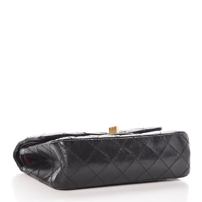 Chanel Aged Calfskin Quilted 50th Anniversary 2.55 Reissue 224 Flap Black 5 of 11