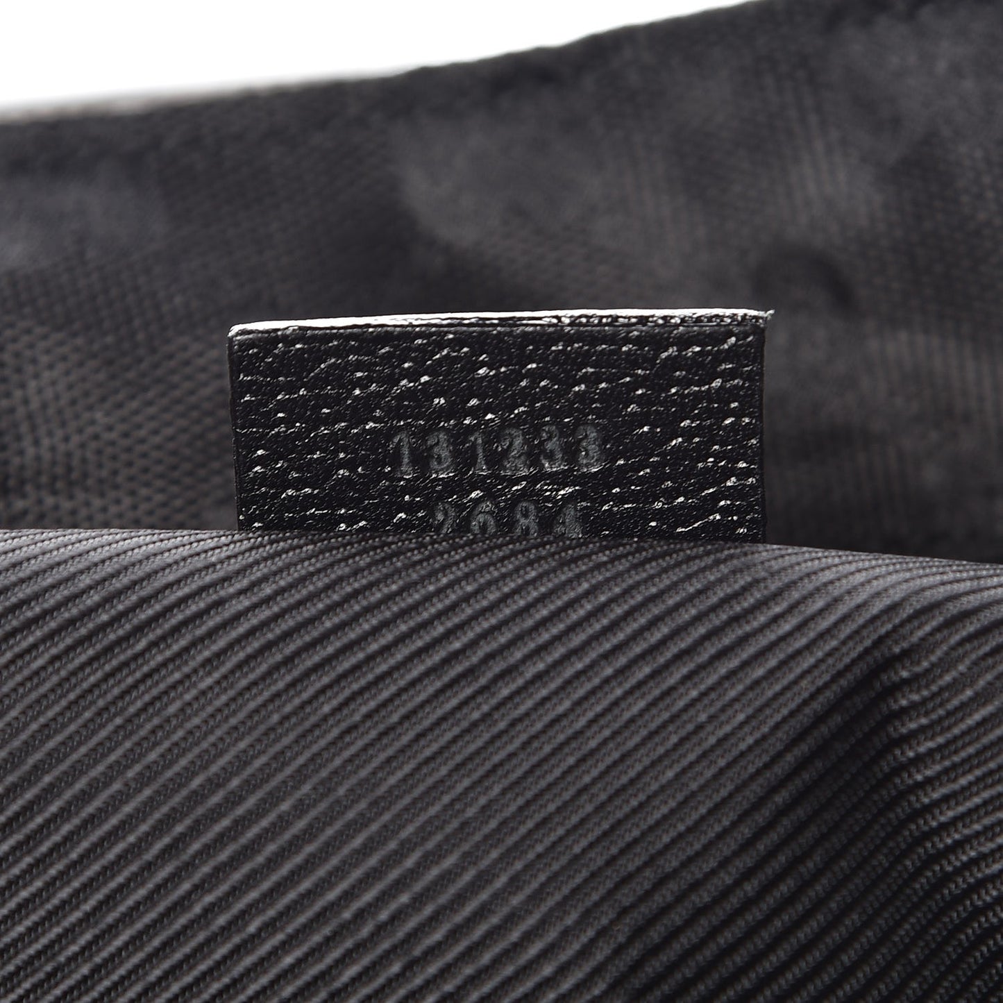 Nylon Monogram Large Web Handle Vertical Tote Black