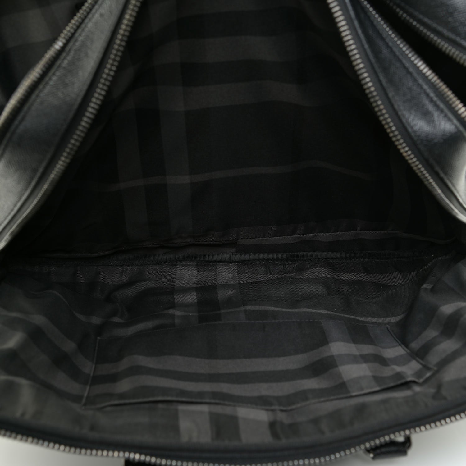 Burberry Textured Calfskin Briefcase Black 6 of 9