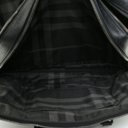 Burberry Textured Calfskin Briefcase Black 6 of 9