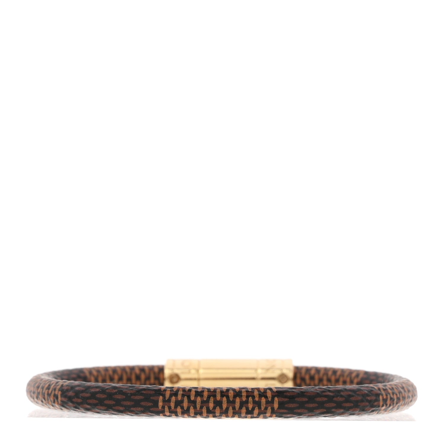 Louis Vuitton Damier Ebene Keep It Bracelet 19 3 of 4