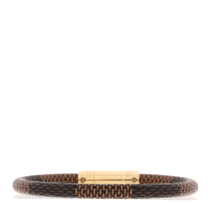 Louis Vuitton Damier Ebene Keep It Bracelet 19 3 of 4