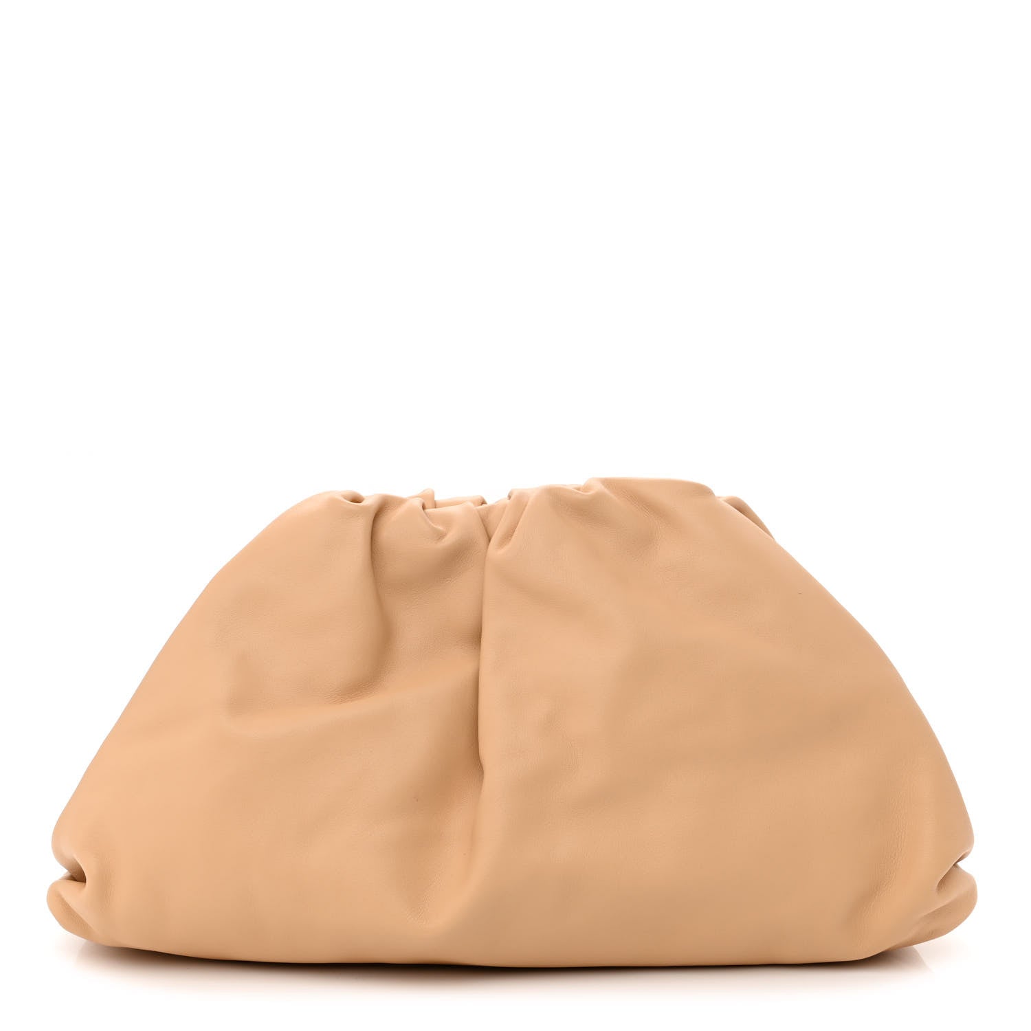 Bottega Veneta Smooth Butter Calf The Pouch Oversized Clutch Nude 1 of 13