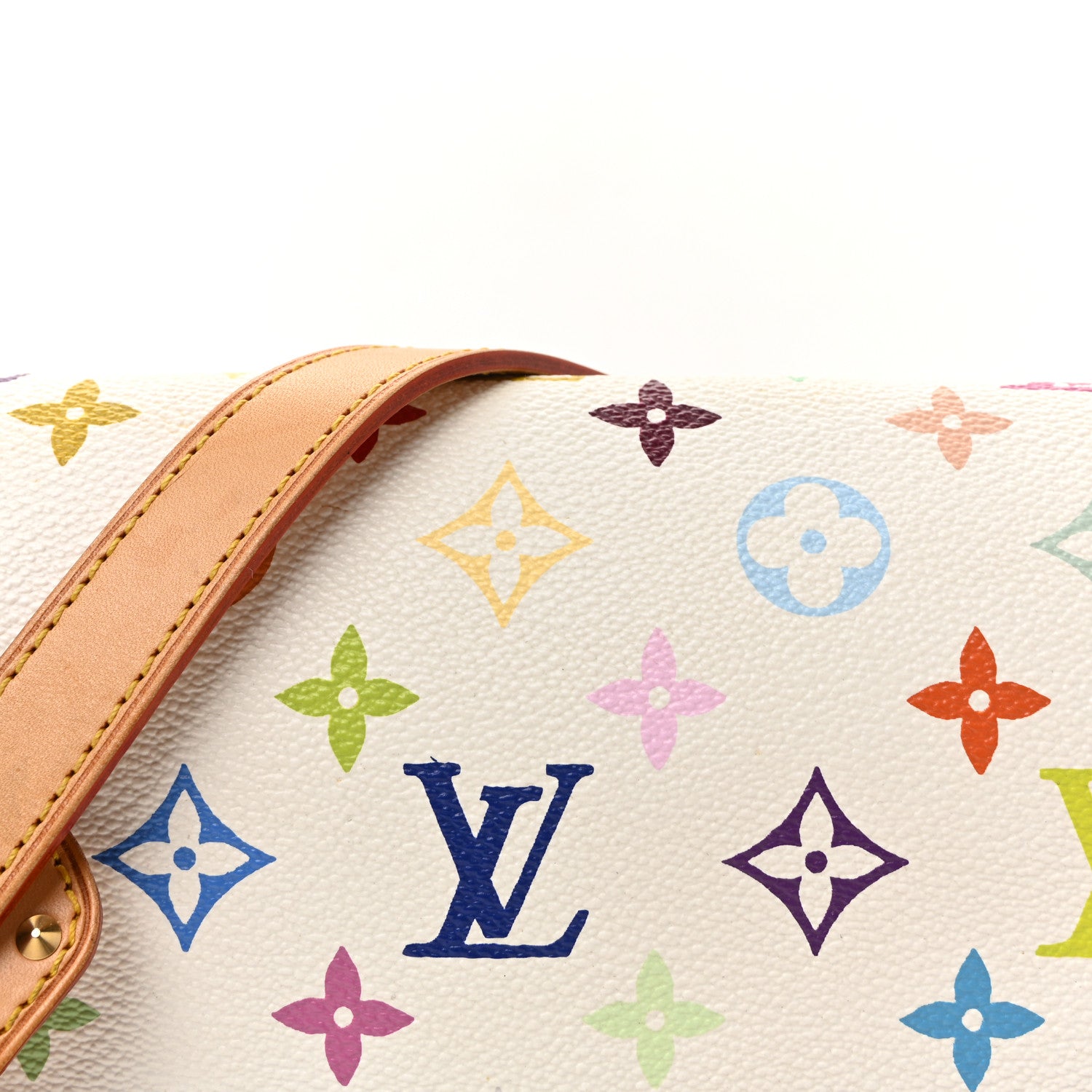 Louis Vuitton Monogram Multicolor Sologne White 7 of 9