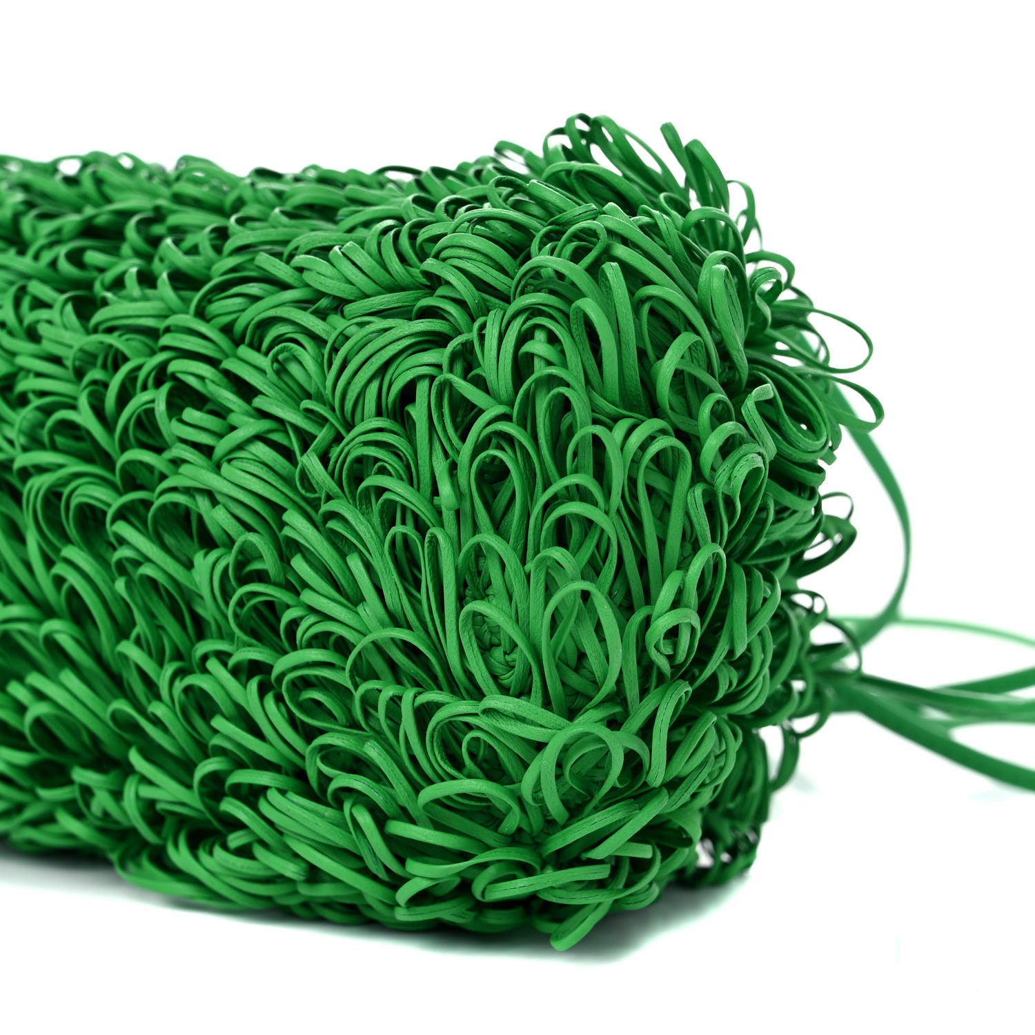 Bottega Veneta Lambskin The Sponge Mini Pouch Parakeet 7 of 7