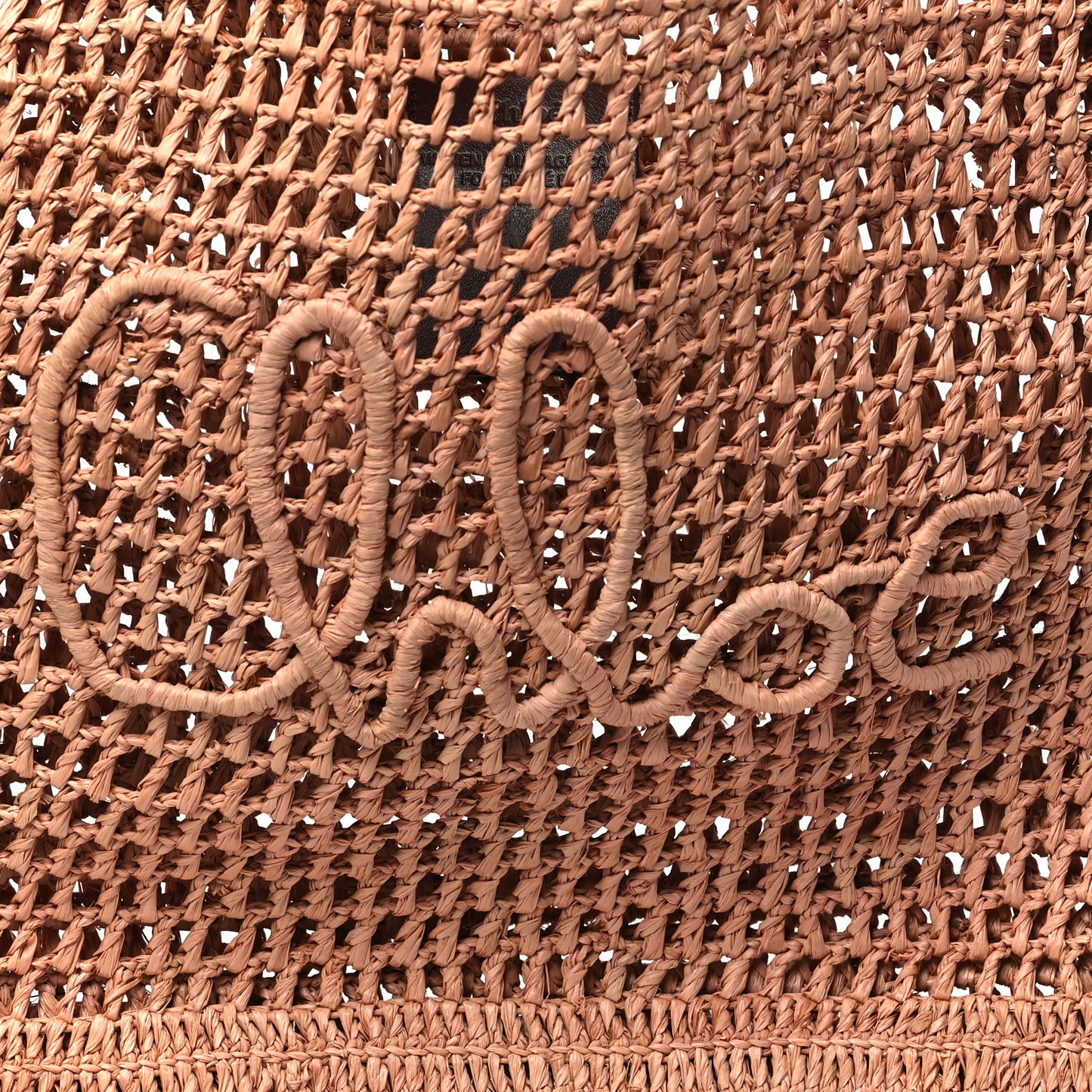 Raffia Summer Banana Tote Summery Beige