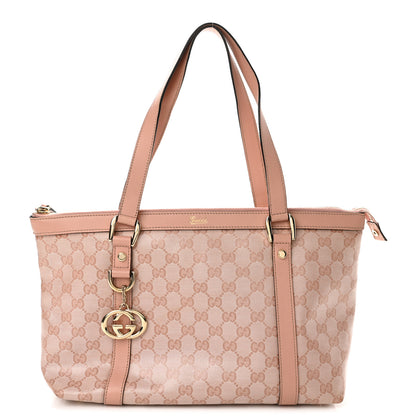 Gucci Crystal Monogram Medium Abbey Tote Blush 1 of 13