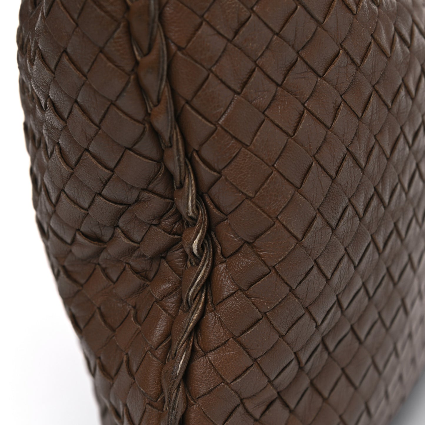 Nappa Intrecciato Medium Veneta Hobo Maple