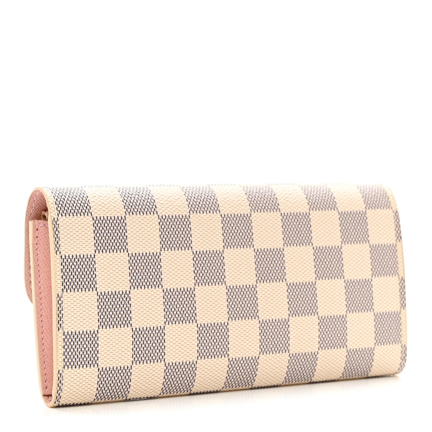 Damier Azur Emilie Wallet Rose Ballerine