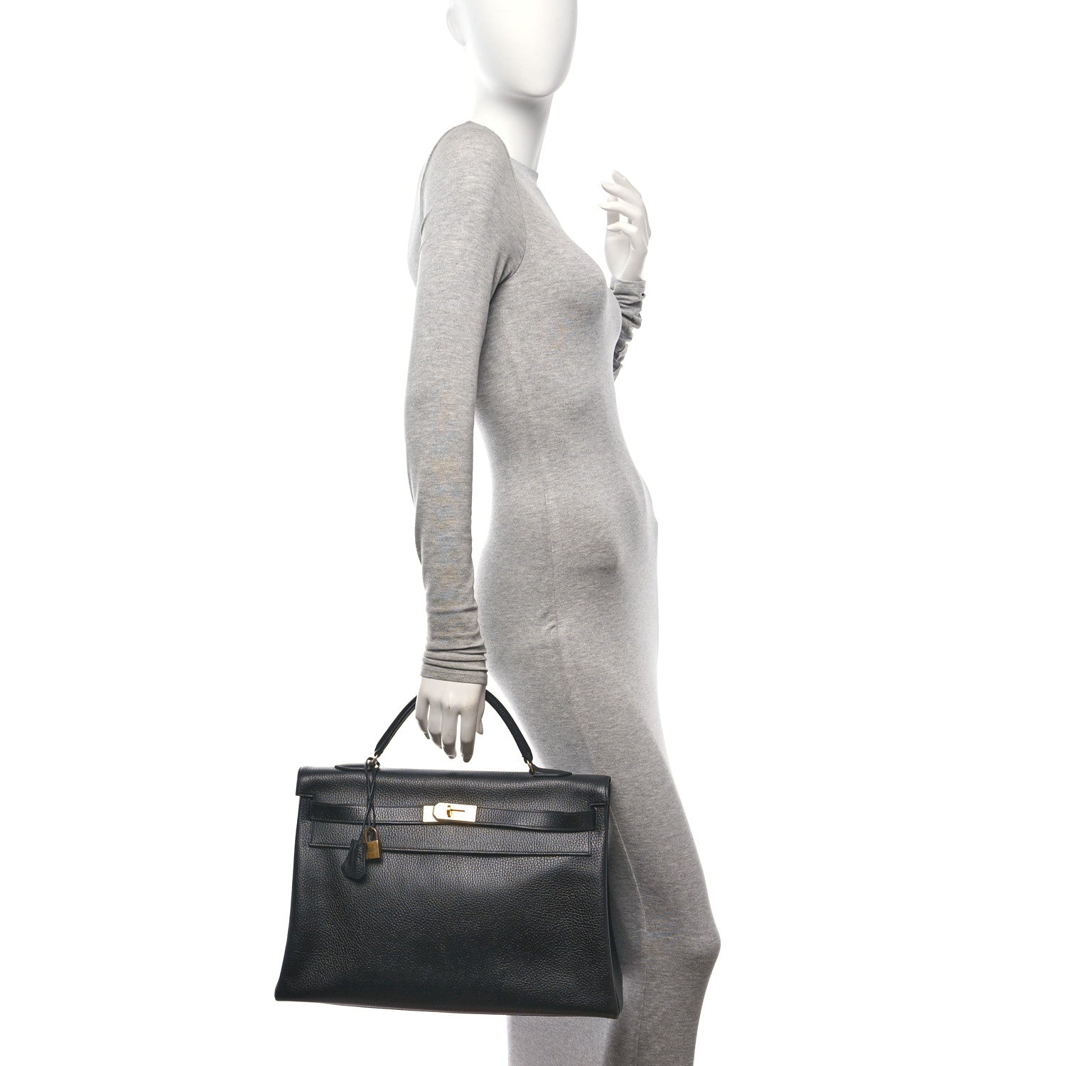 Hermes Ardennes Kelly Retourne 40 Black 2 of 15