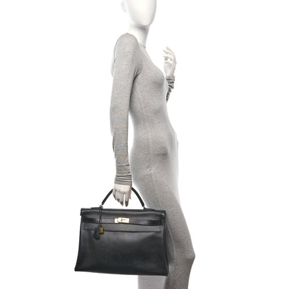 Hermes Ardennes Kelly Retourne 40 Black 2 of 15