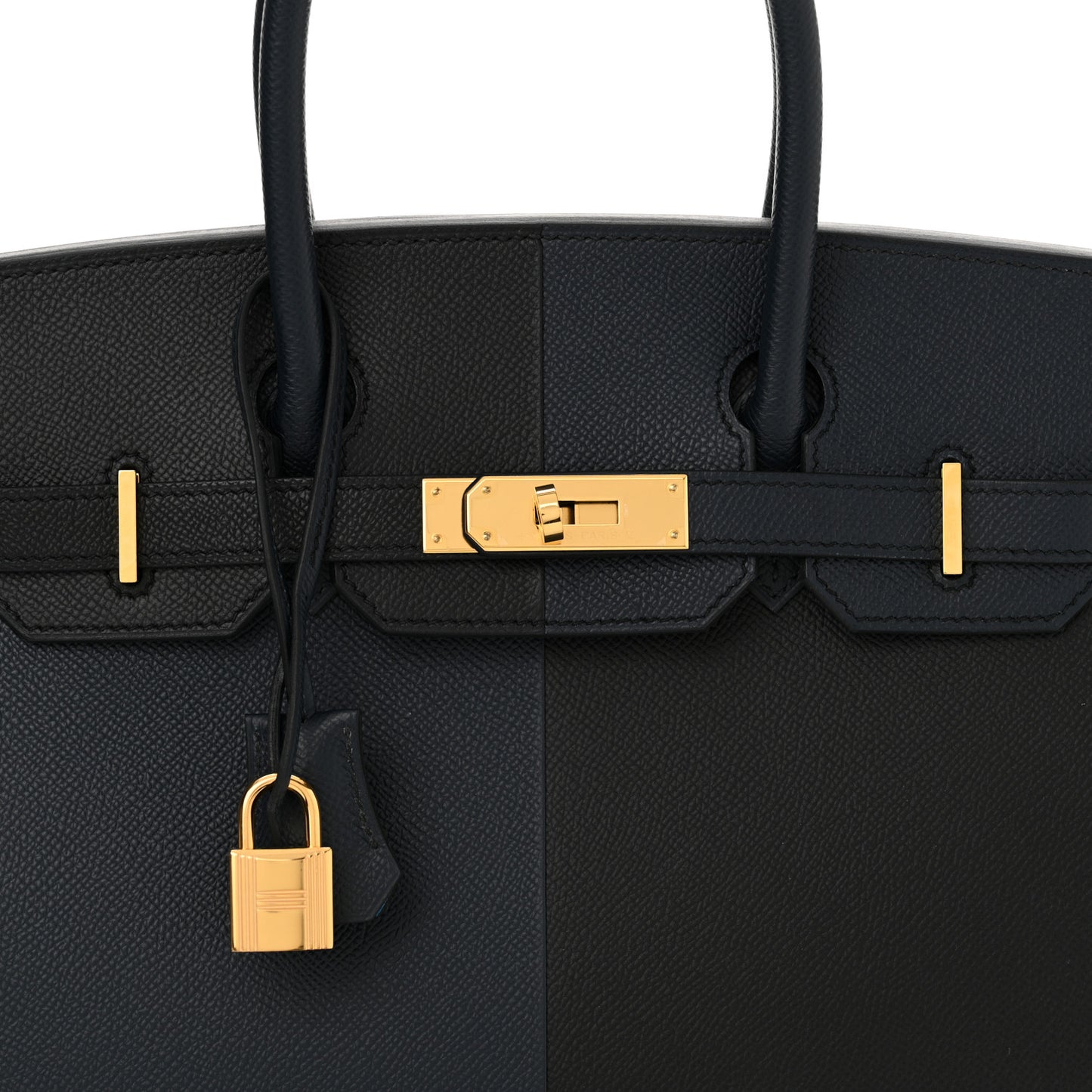 Epsom Casaque Birkin Sellier 30 Bleu Indigo Black Bleu Frida