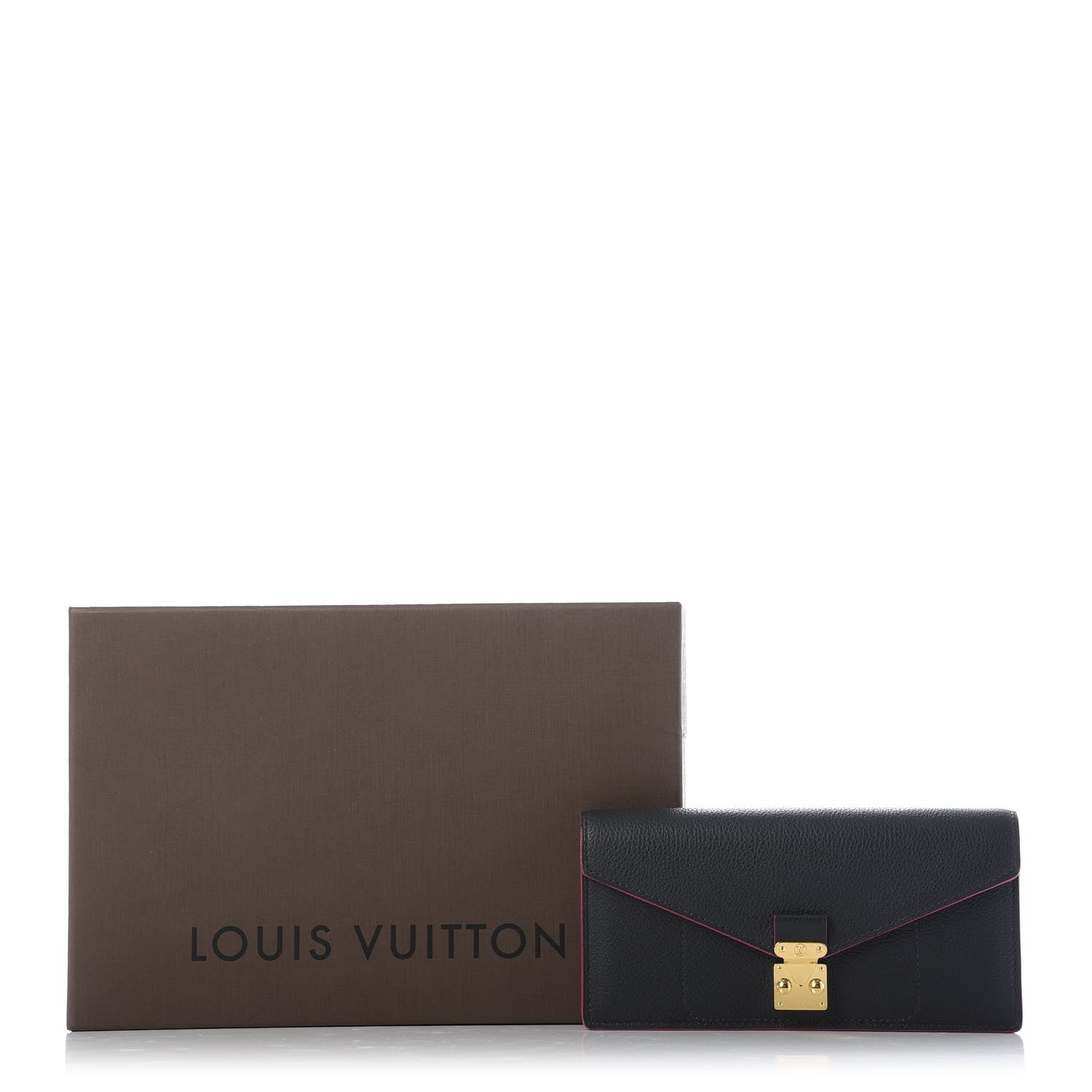 Louis Vuitton Veau Cachemire Dauphine Wallet Cobalt Fuchsia 8 of 8