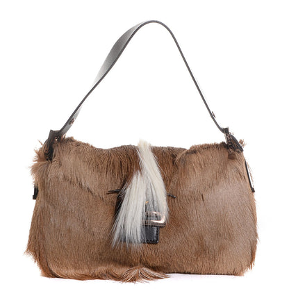 Fendi Gazelle Fur Crystal Baguette 1 of 10