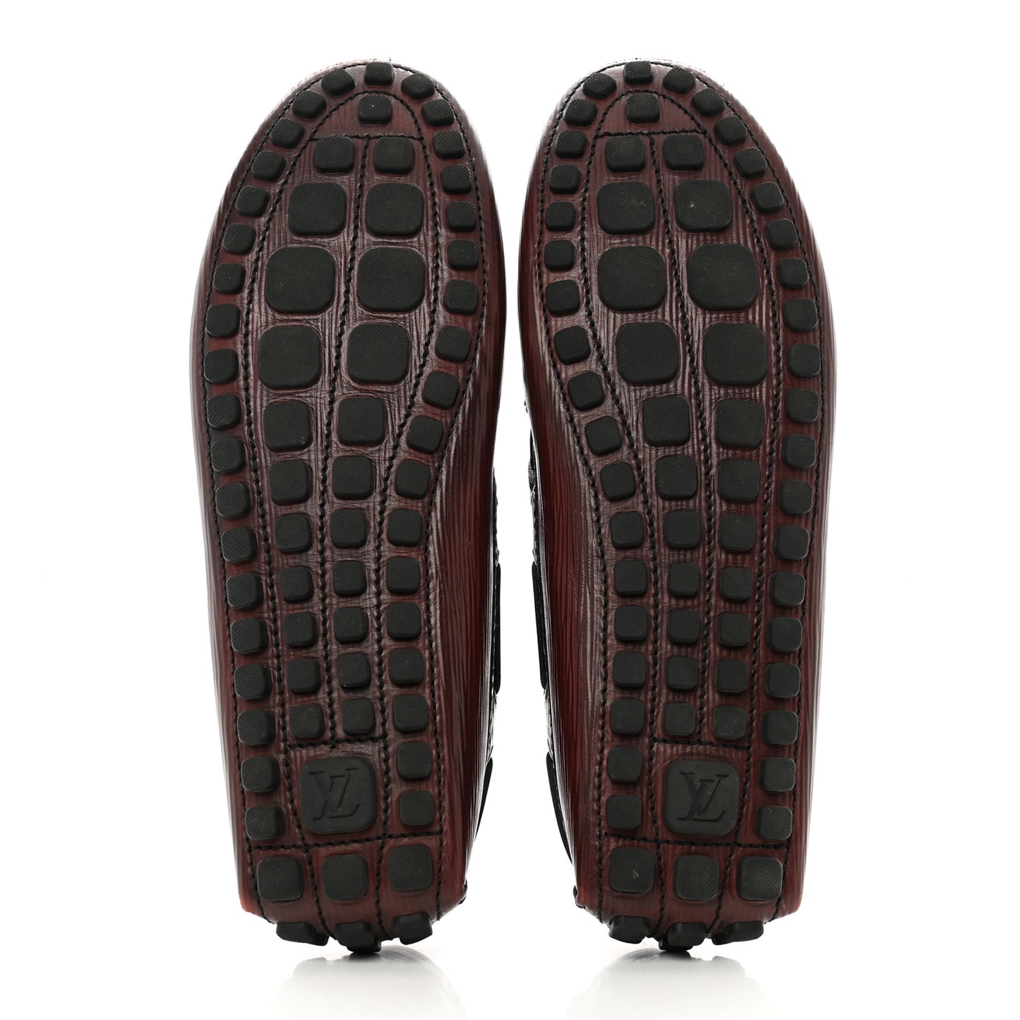 Epi Mens Arizona Car Shoe Moccasin Loafers 10 Bordeaux