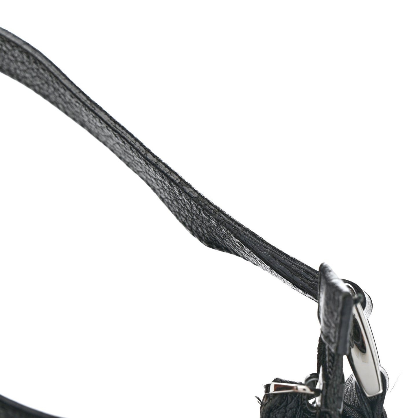 Denim Monogram Small D Silver Ring Messenger Black