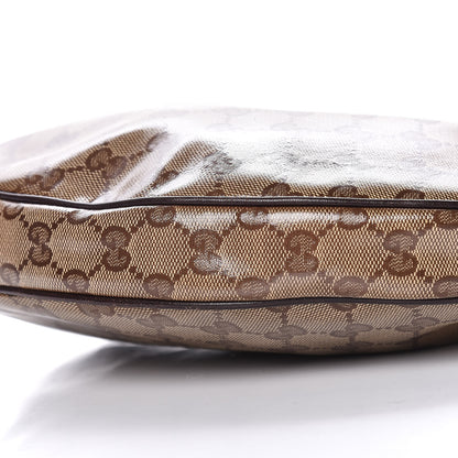 Gucci Crystal Monogram Duchessa Mini Hobo Brown 9 of 9