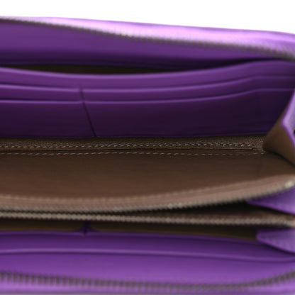 Bottega Veneta Nappa Intrecciato Zip Around Wallet Byzantine 5 of 9