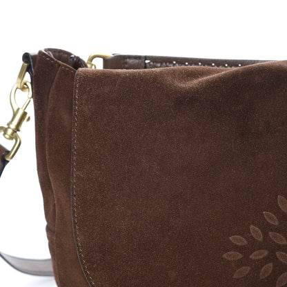 Mulberry Suede Effie Satchel Brown 14 of 15