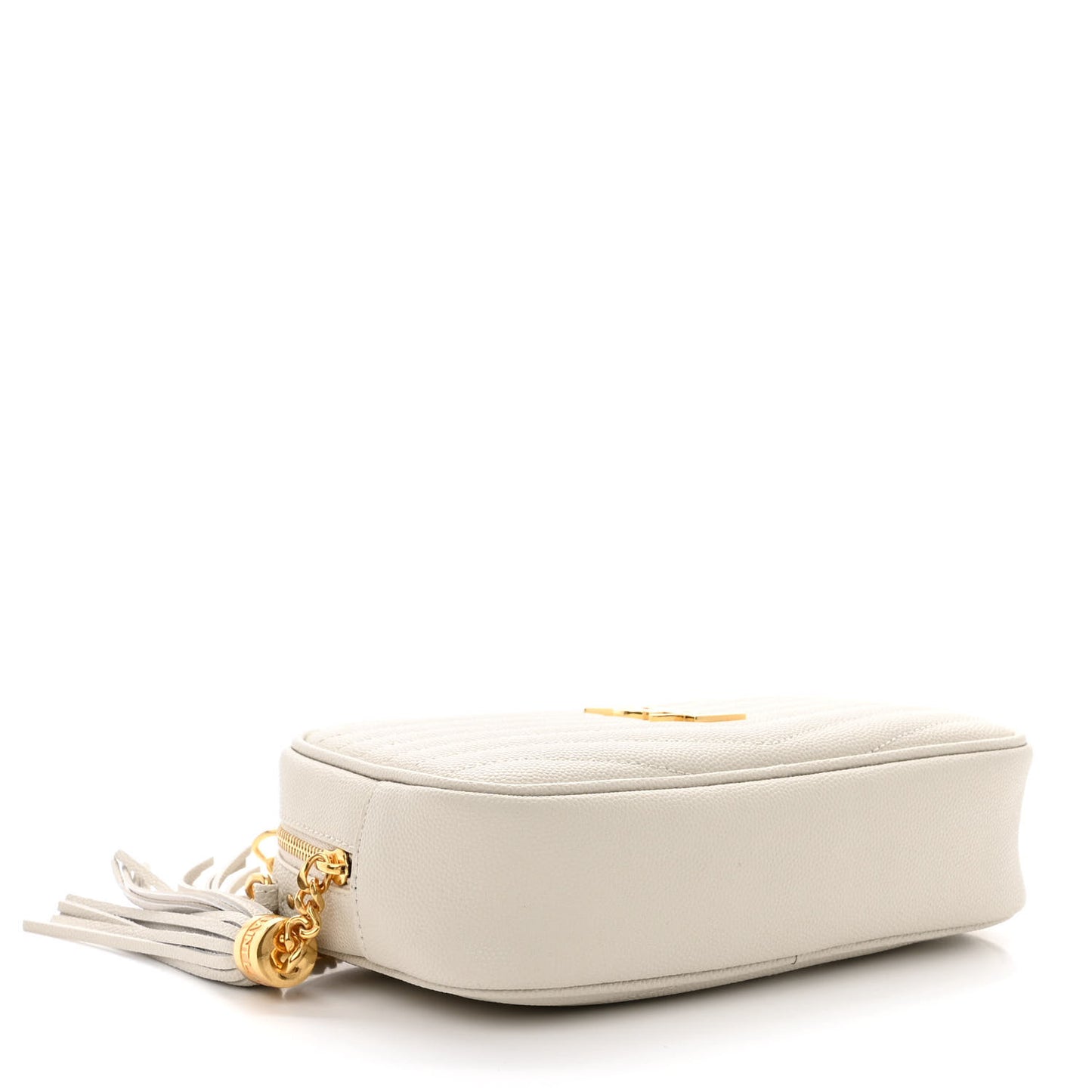 Grain De Poudre Matelasse Monogram Mini Lou Camera Bag Crema Soft