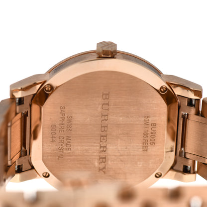 Burberry Stainless Steel 39mm The City Quartz Watch Brown BU9005 4 of 5