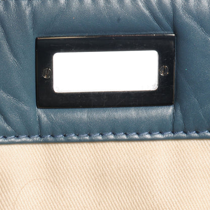 Chanel Aged Calfskin Reissue 2.55 Tote Blue 8 of 9