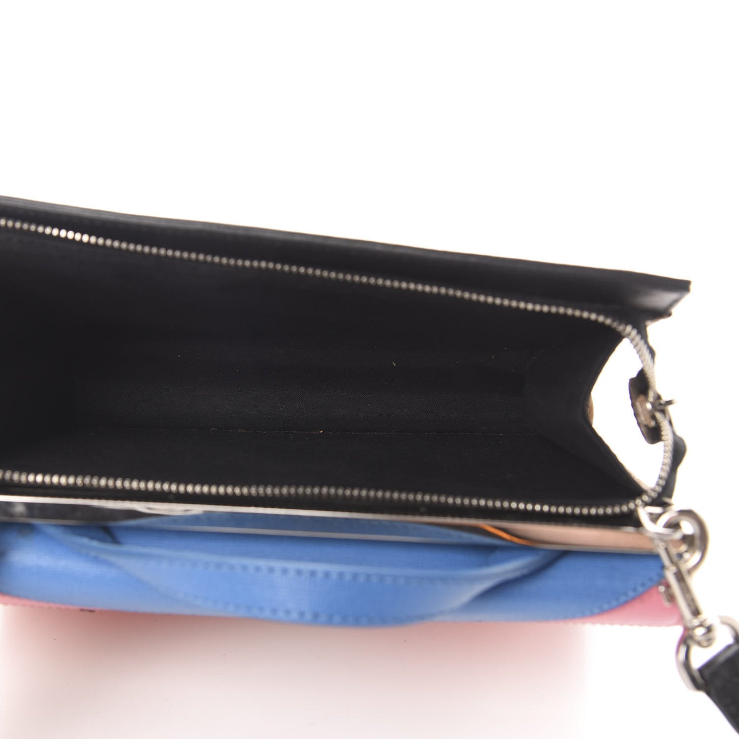 Vitello Elite Monster Mini Demi Jour Shoulder Bag Papavero Royal Blue Multicolor