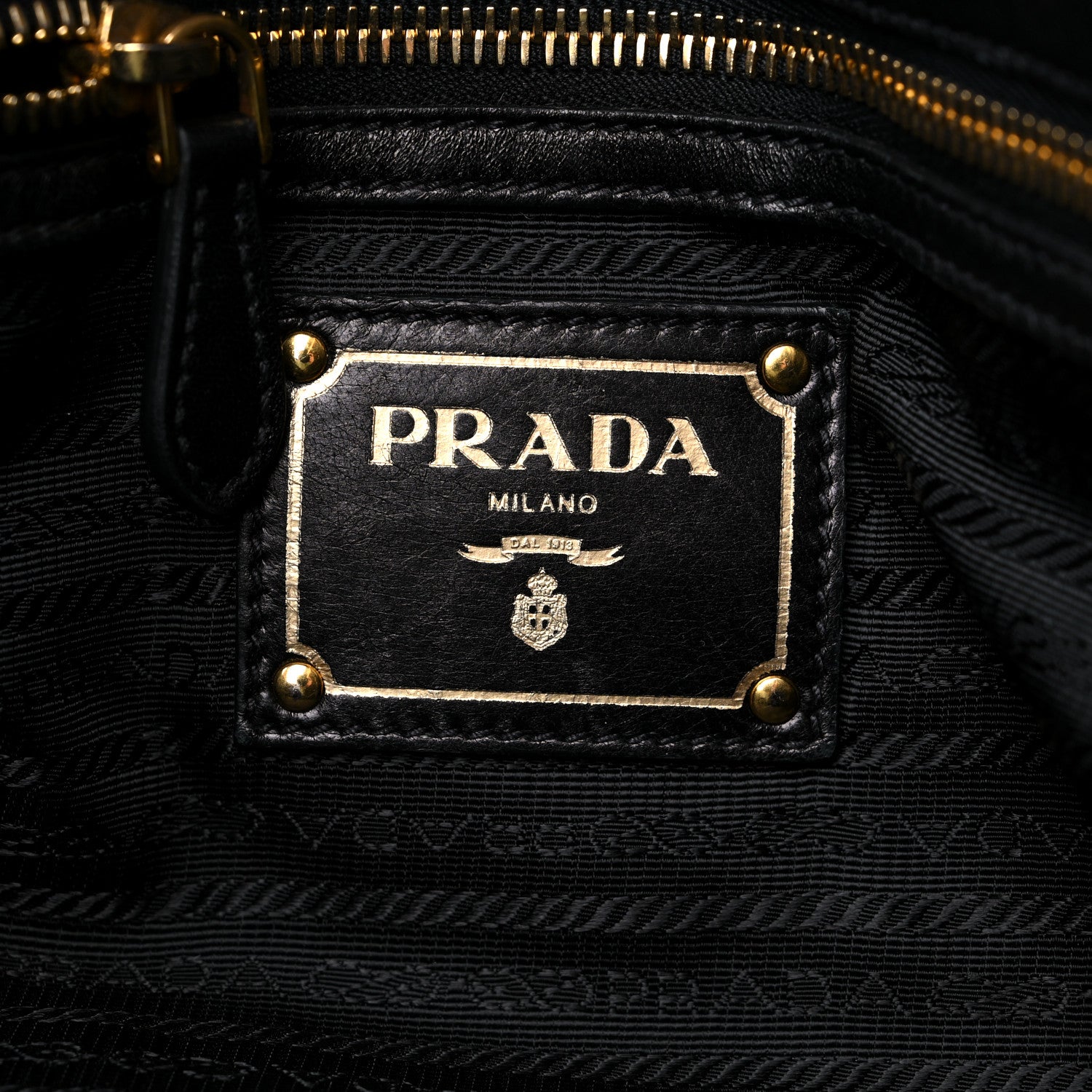 Prada Tessuto Nylon Gaufre Tote Black 6 of 14