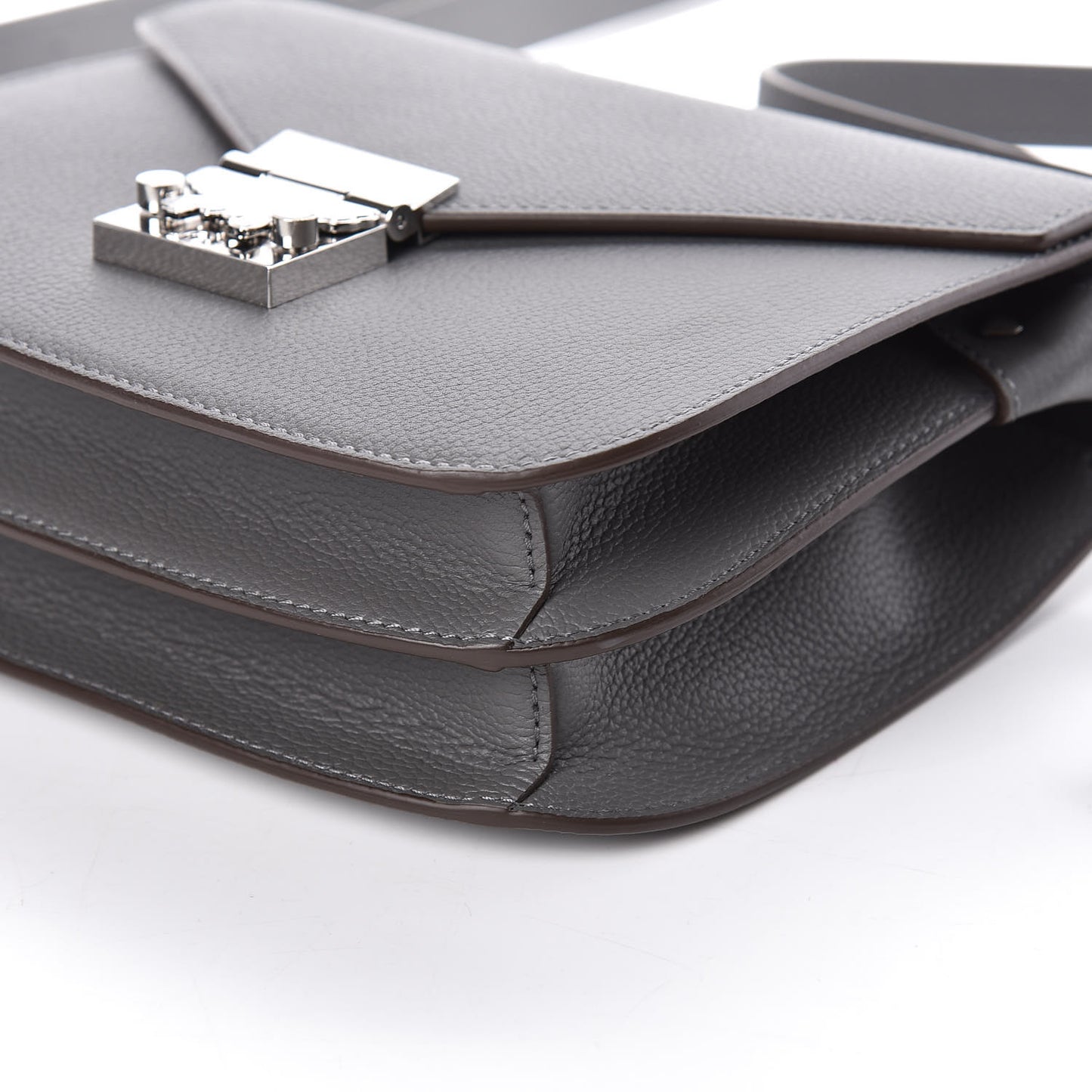 Park Avenue Calfskin Small Patricia Crossbody Bag Charcoal