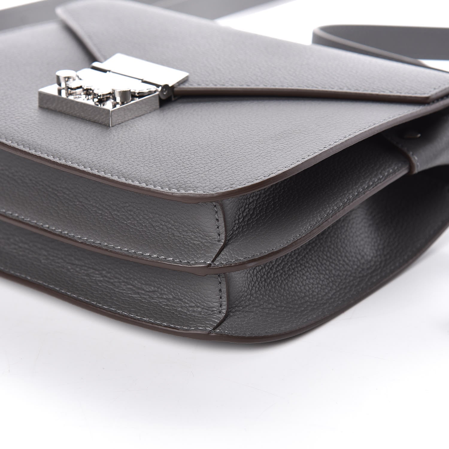 MCM Park Avenue Calfskin Small Patricia Crossbody Bag Charcoal 9 of 10