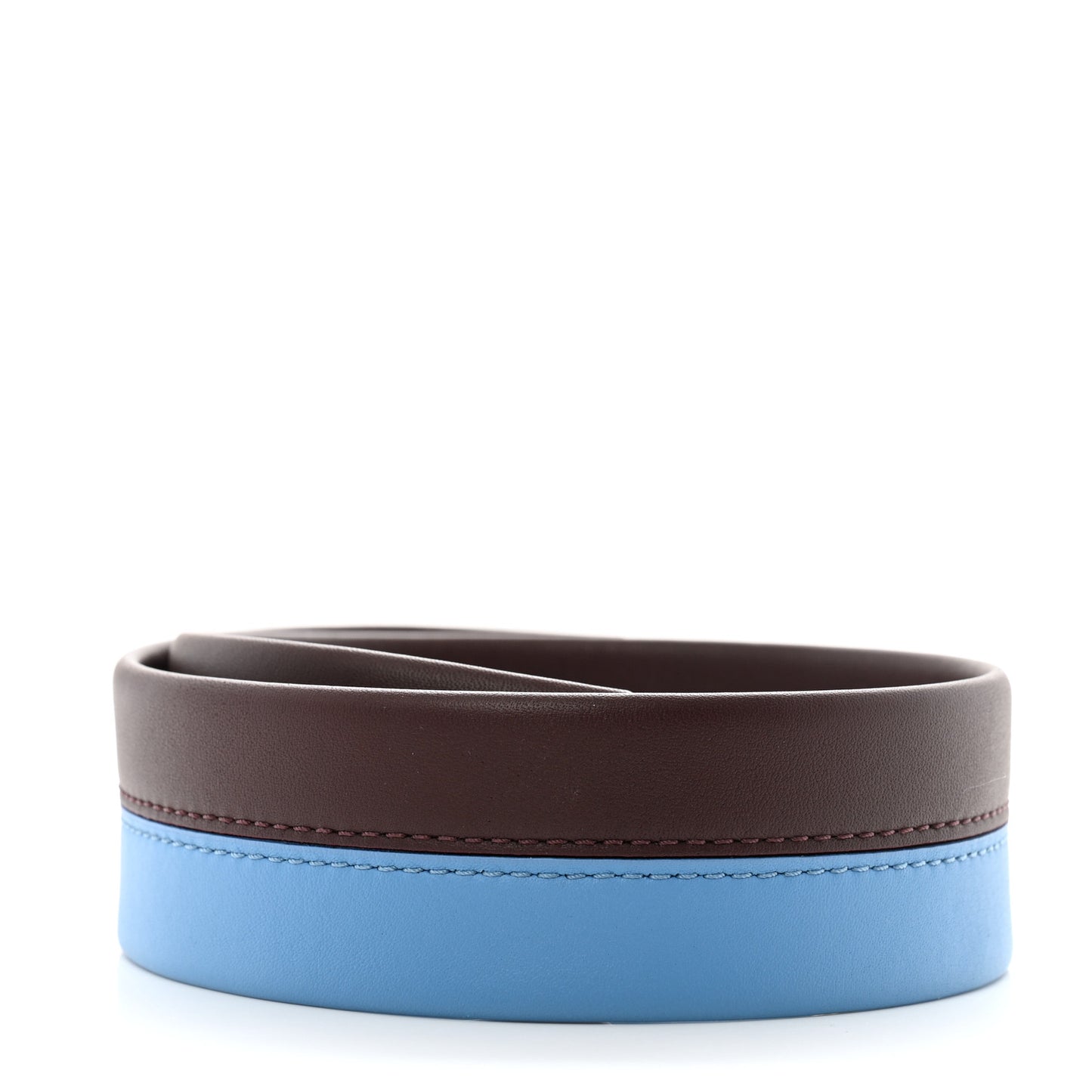 Calfskin Cluny MM Shoulder Strap Blue Glacial