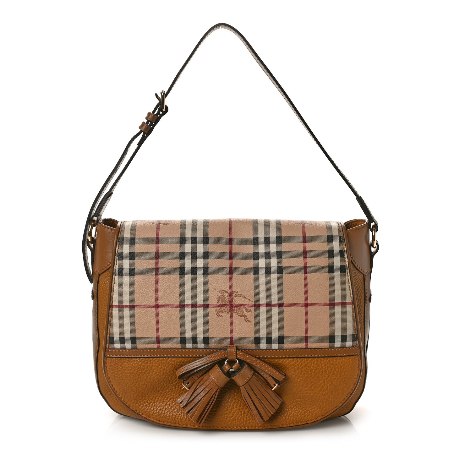 Haymarket Check Animal Print Medium Maydown Hobo Bag Camel